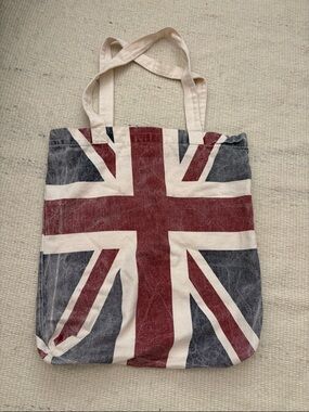 Brandy Melville Union Jack Cotton tote